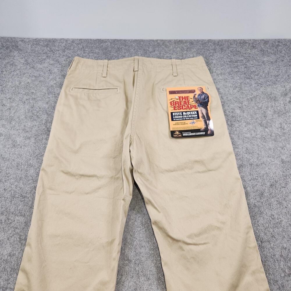 VTG Toys McCoy Steve McQueen The Great Escape‎ Pants Mens 32x31 Japan V. Hilts - Picture 3 of 16